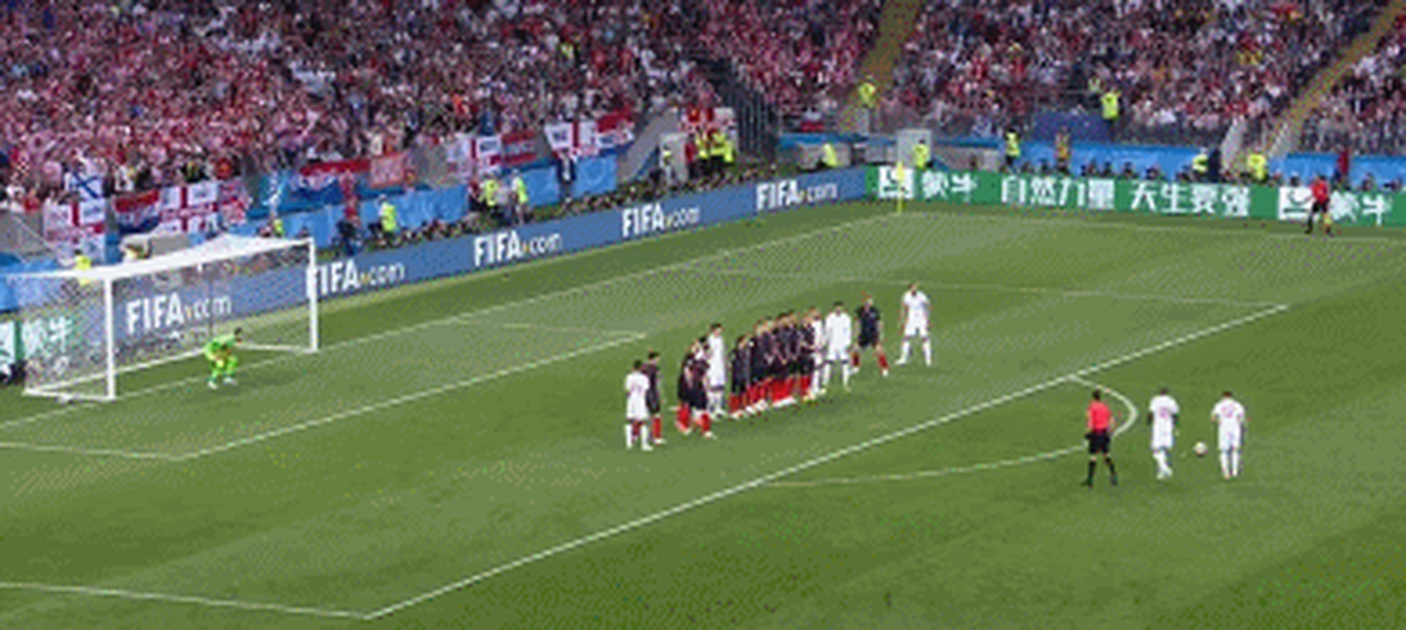 英格兰对战克罗地亚，力争取胜